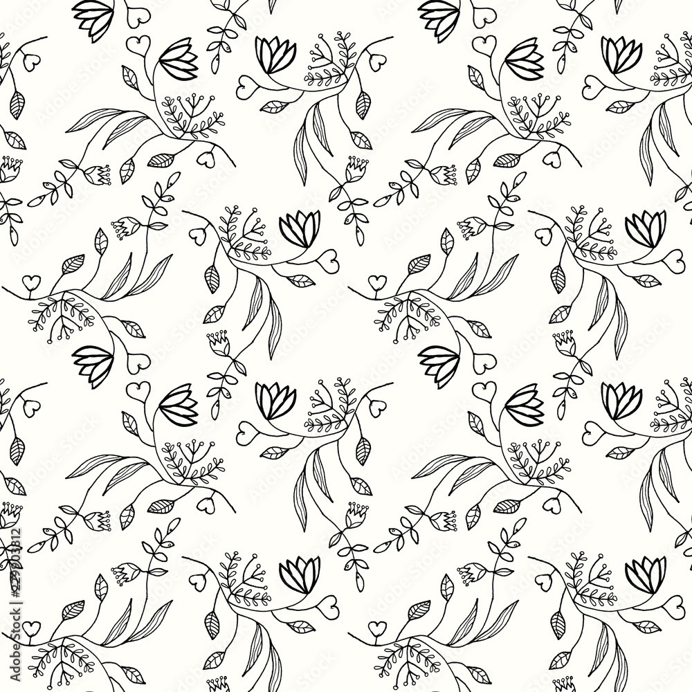 Fototapeta premium Doodle pattern