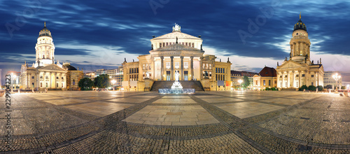 Photography Berlin panorama with church and cathedral