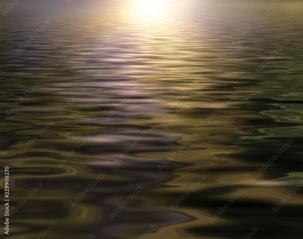 Soft and blurred colorful surface rippled of water background