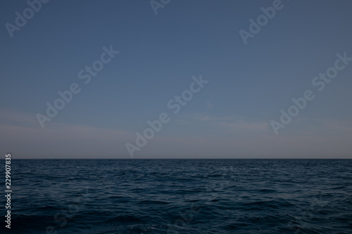 Horizon on the sea