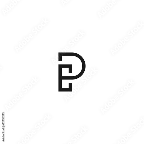 letter p logo template © Dhuhayu