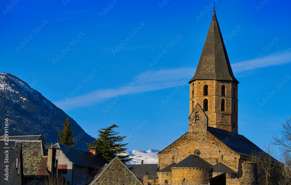 Fototapeta premium Salardu church in Lerida Catalonia