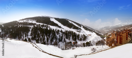Soldeu ski village in Andorra photo