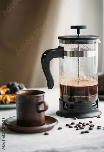 Fotografía French Press Coffee Maker
