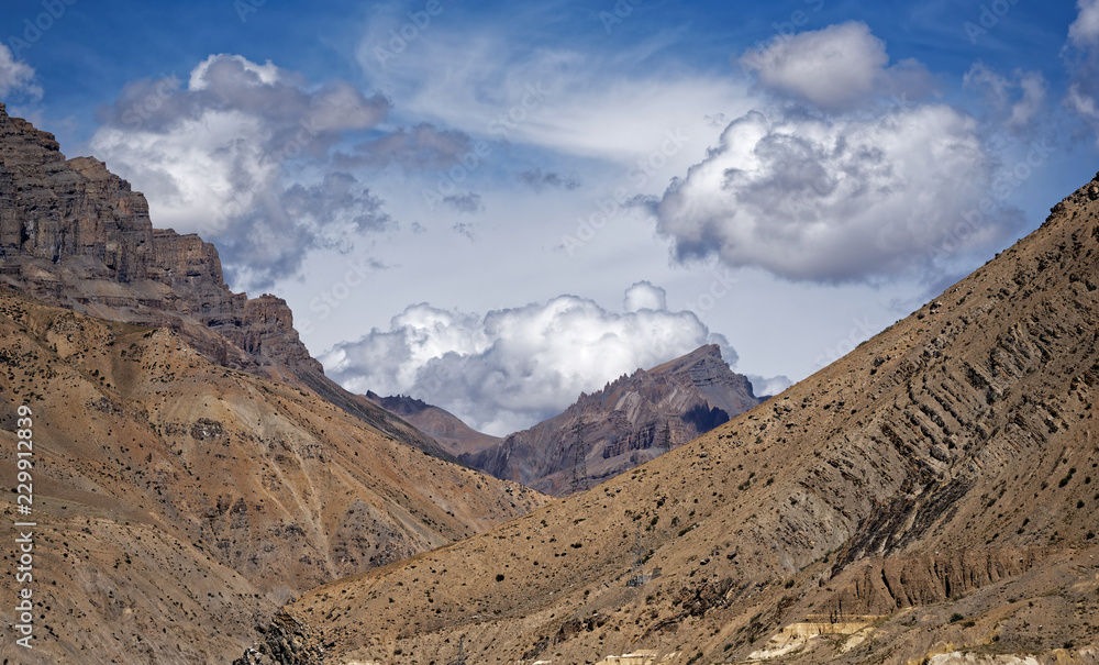 Lahaul and Spiti in the Himalayas