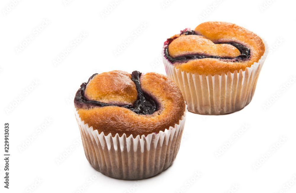 muffins isolated