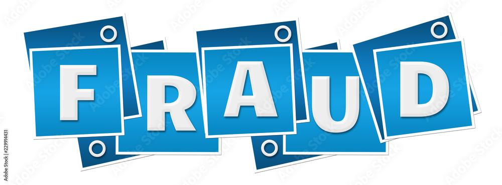 Fraud Blue Squares Rings Fraud Blue Squares Rings