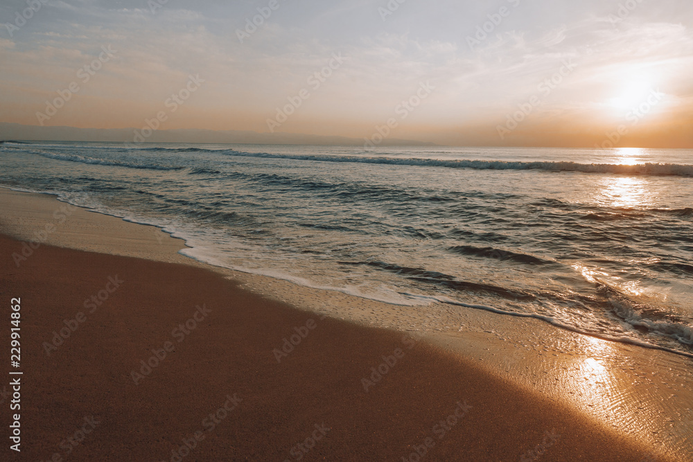 Fototapeta premium Summer sea sand