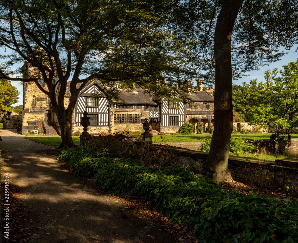 Shibden Hall house in the park