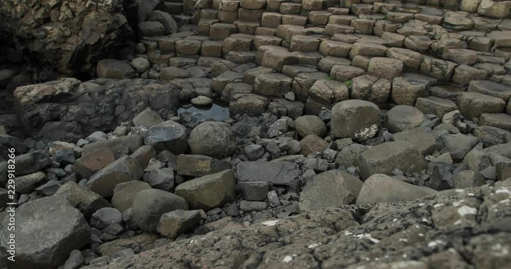 Giant's Causeway Dolly Shot, Northern Ireland Giant's Causeway Dolly Shot, Northern Ireland