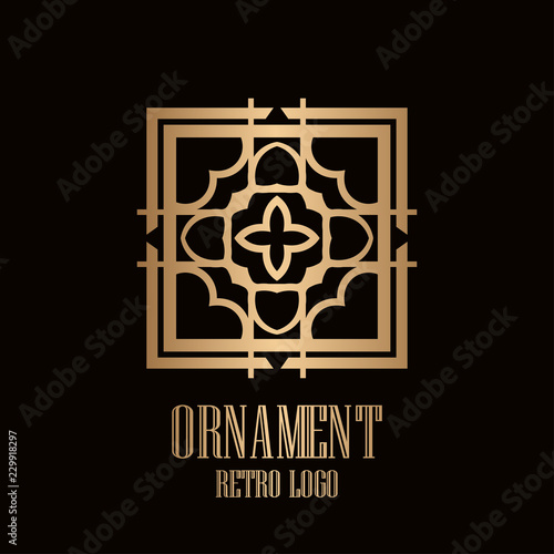 Art Deco vintage logo