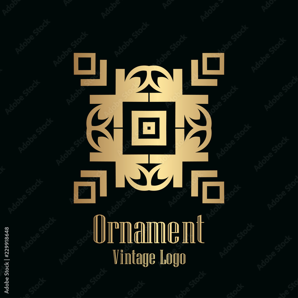 Art Deco vintage logo