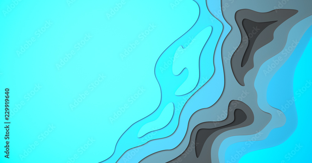 3D abstract background with paper cut shapes. Blank business cards in a sleek design. 3D abstract background with paper cut shapes. Blank business cards in a sleek design.