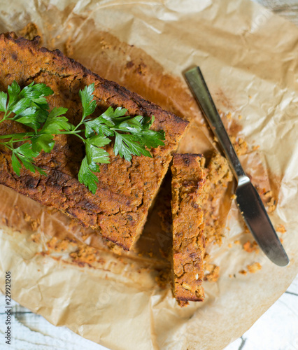 Pasztet warzywny z pietruszką