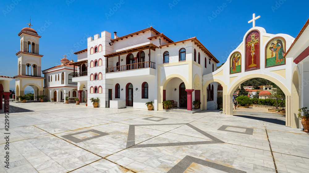 Saint Raphael monastery at Spili, Crete