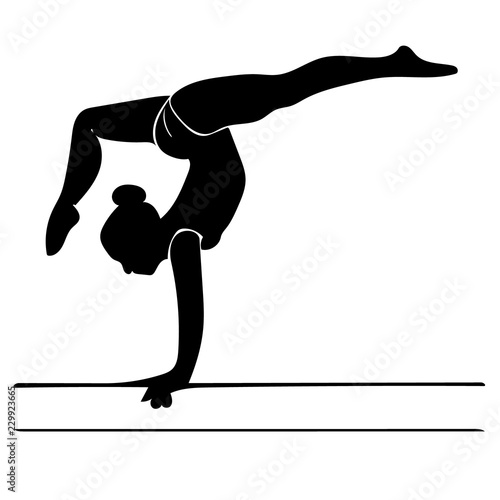 Beam walkover silhouette