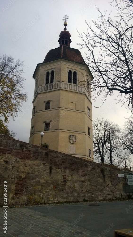 Obraz premium Graz bell tower view Austria