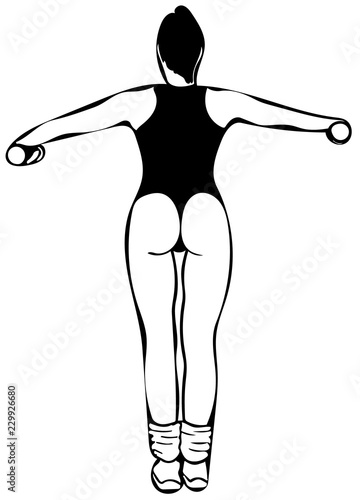 workout girl back 3