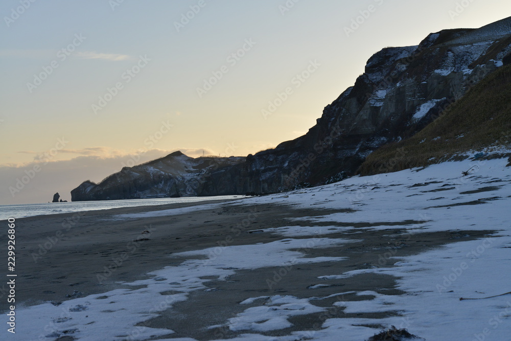 冬の海岸