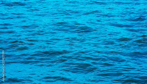 Blue sea water background