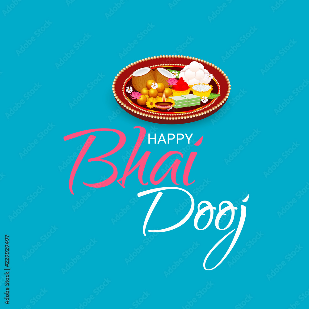 indian festival of Happy Bhai Dooj Celebration. indian festival of Happy Bhai Dooj Celebration.