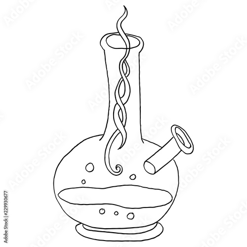 Cannabis Water Pipe Bong Device