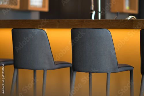Cafeteria Office Lounge with Bar Chairs