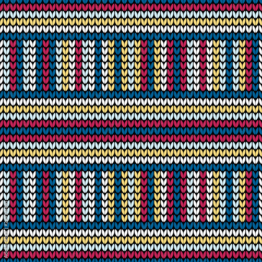 Seamless vertical and horizontal knitting Seamless vertical and horizontal knitting