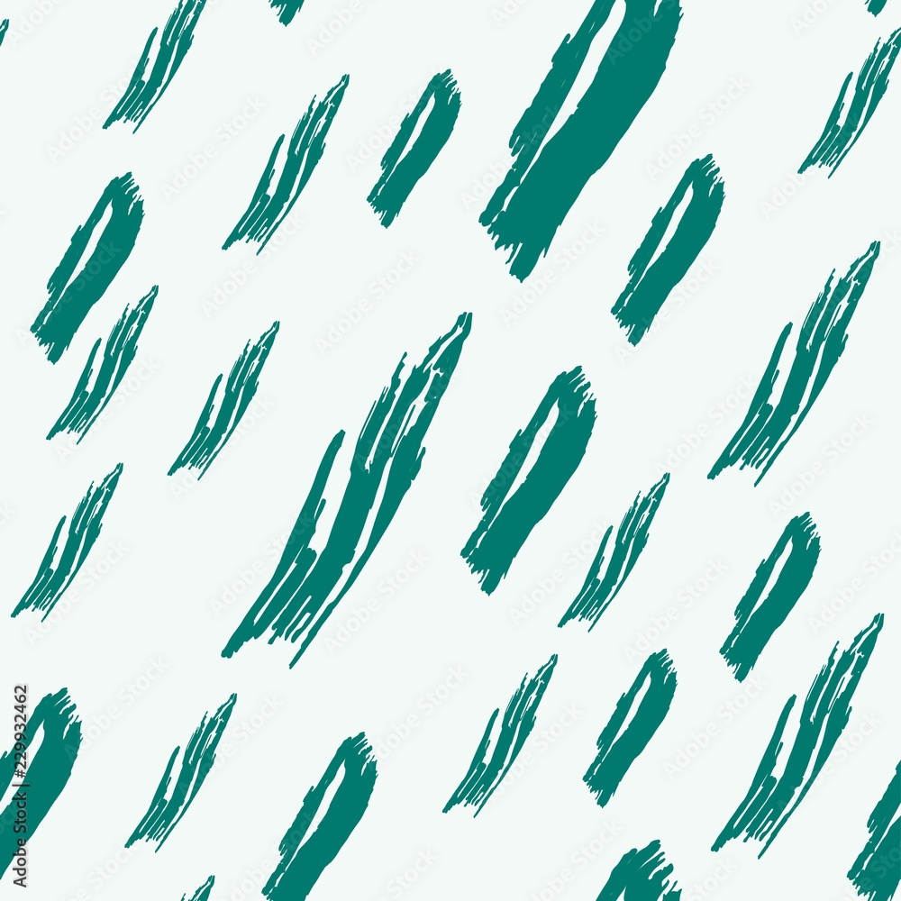 Seamless Painting Aquarelle Tile With Green Brushstrokes And Blotches Seamless Painting Aquarelle Tile With Green Brushstrokes And Blotches