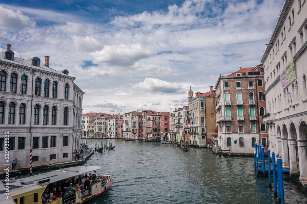 Blick auf Venedig Kanal