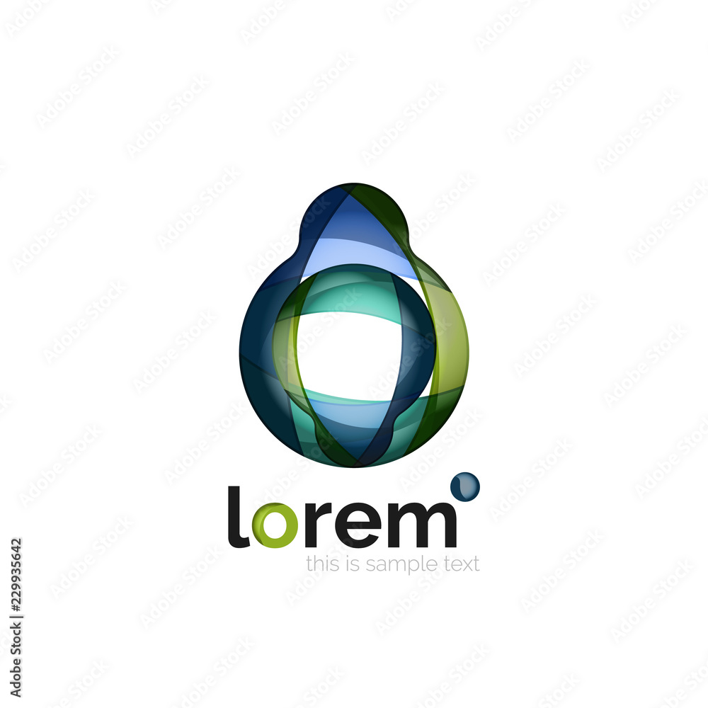 Logo, abstract geometric icon Logo, abstract geometric icon