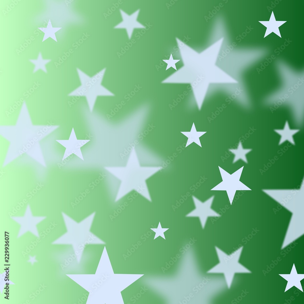 cute winter star green background cute winter star green background