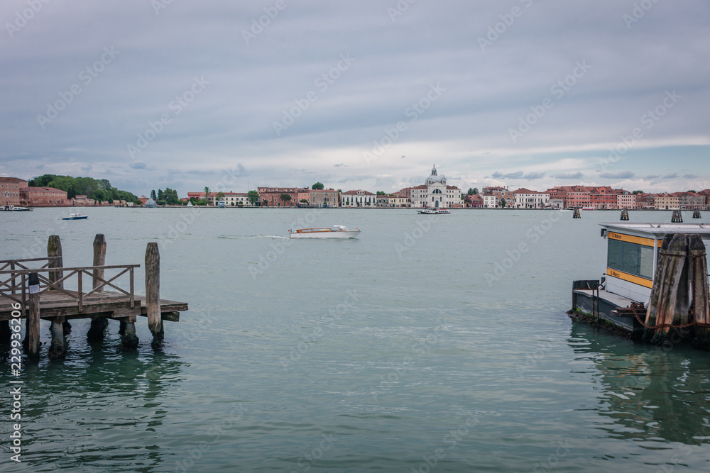 Blick auf Lagune Venedig