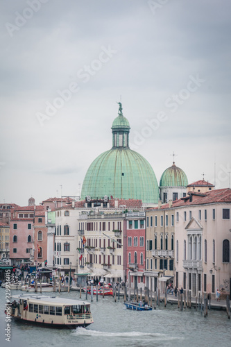 Venice View over canal Chiesa di San Simeone Piccolo © Irina