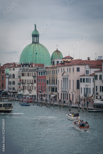 Venice View over canal Chiesa di San Simeone Piccolo