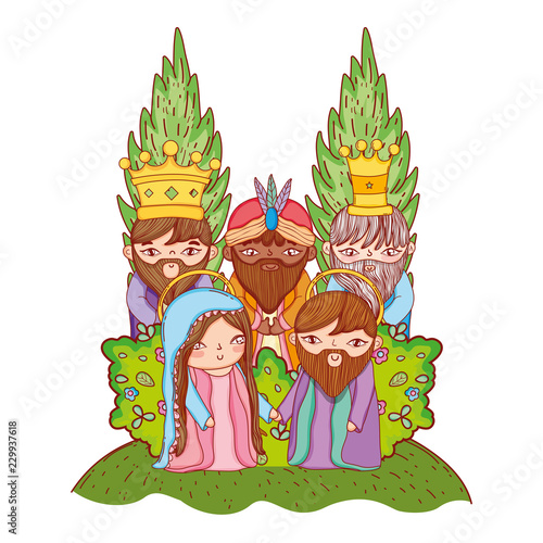 nativity christmas cartoon