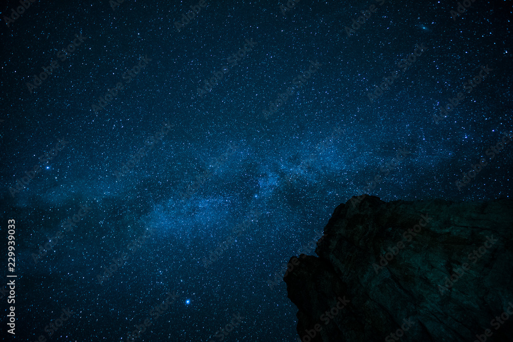 Milky way on Tre Cime di Lavaredo, alps, italy Milky way on Tre Cime di Lavaredo, alps, italy