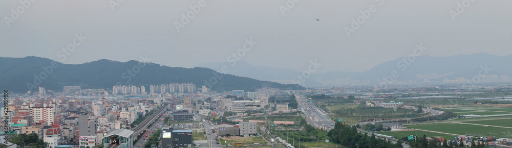 Fototapeta premium Panorama Gimhae cityscape