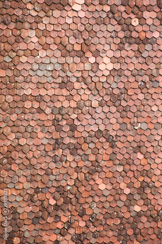 Roof tiles backdrop