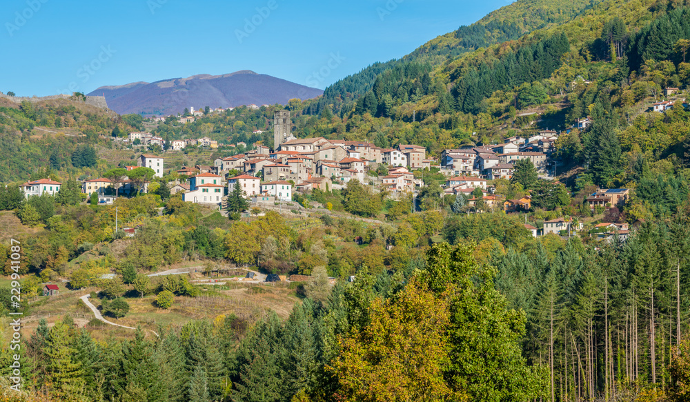 San Romano in Garfagnana, in the Appenino Tosco Emiliano National Park. Province of Lucca, Tuscany, Italy.