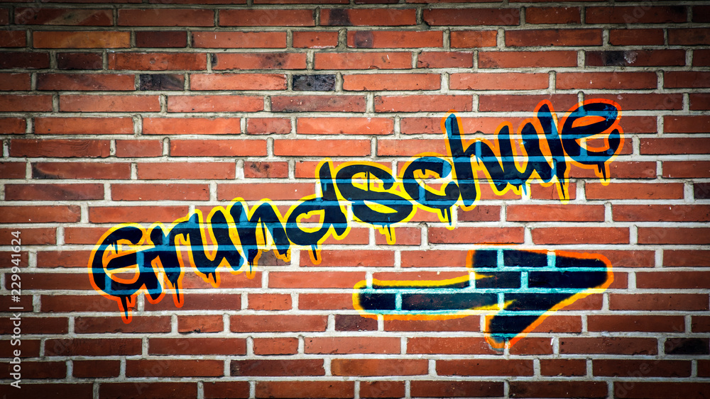 Fototapeta premium Schild 394 - Grundschule