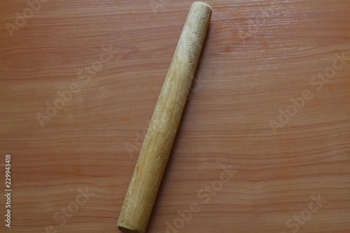 Rolling pin on the table