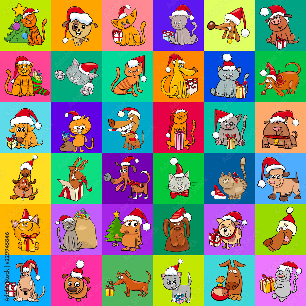 Fototapeta premium christmas_pattern_06