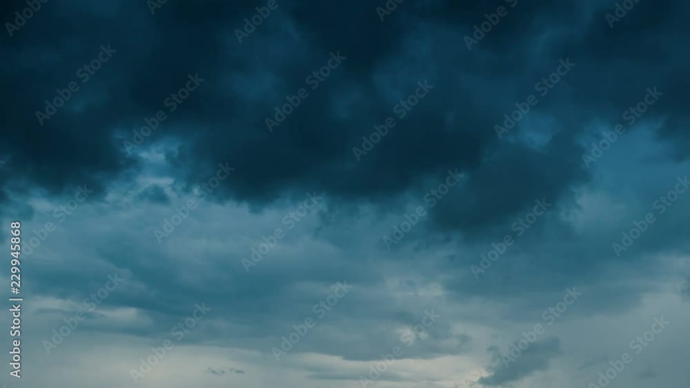 Sky with dark clouds - time lapse Sky with dark clouds - time lapse