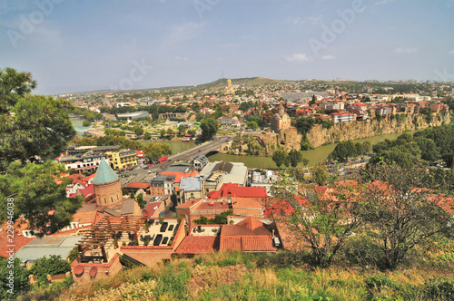 Tbilisi - the capital and the largest city of Georgia, lying on the banks of the Kura River
 #229946038