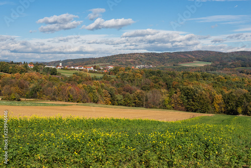 Blick auf den Geschriebenstein im Burgenland  A 