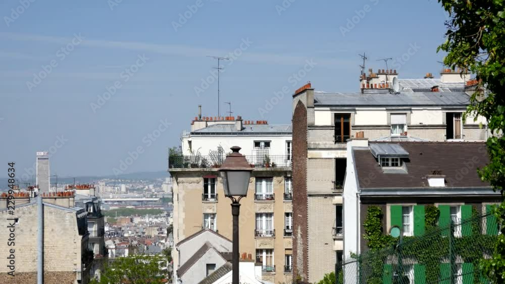 Roofs and buildings of Montmartre Paris Roofs and buildings of Montmartre Paris