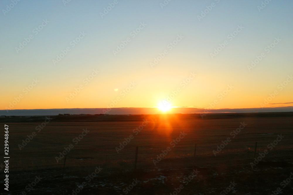夕日 夕日