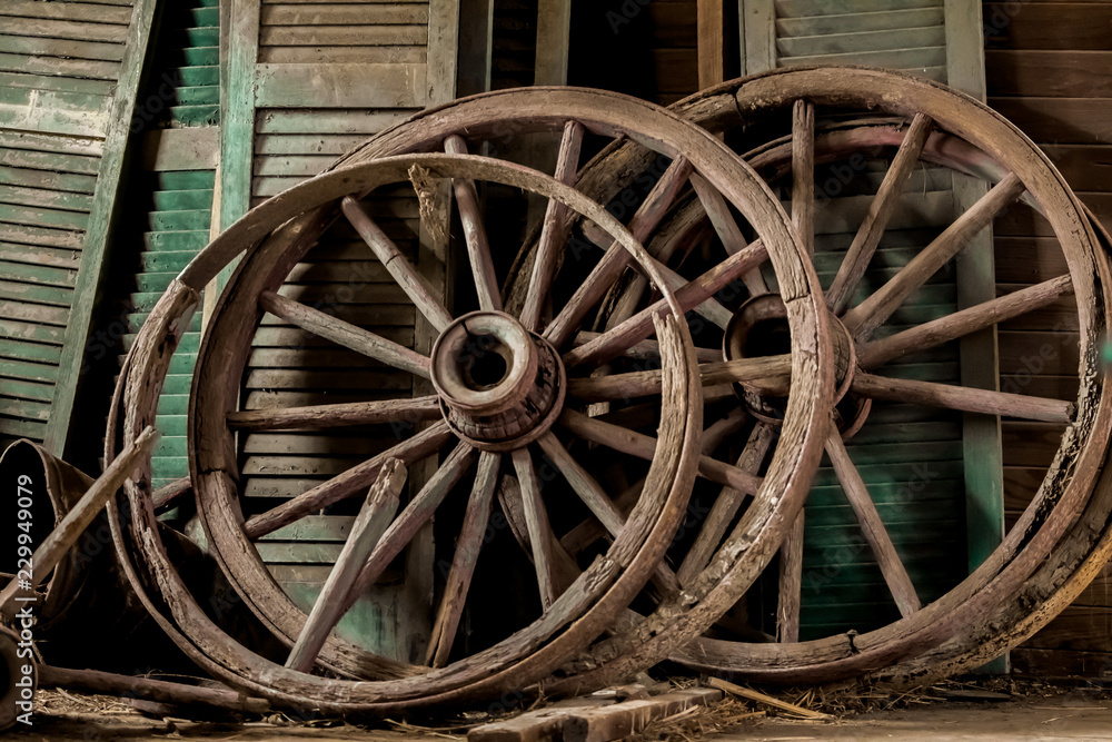Shutters and Wagon Wheels