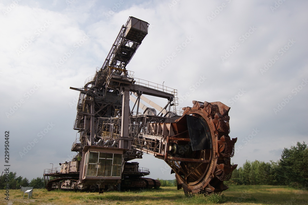 Bagger in Ferropolis Bagger in Ferropolis